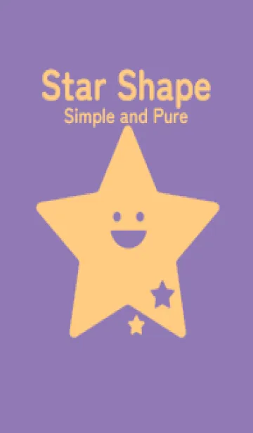 [LINE着せ替え] 星型の着せかえ ヘリオトロープの画像1