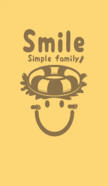 [LINE着せ替え] スマイル＆サマー 卵色の画像1