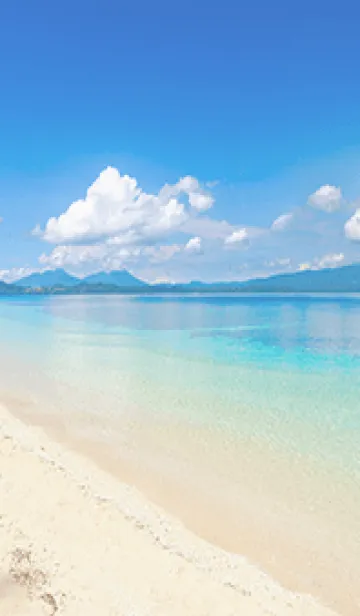 [LINE着せ替え] 夏の青空と透き通る海♪の画像1