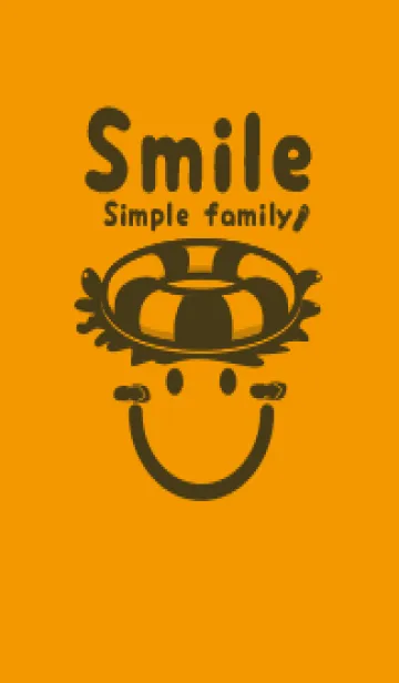 [LINE着せ替え] スマイル＆サマー 金茶の画像1