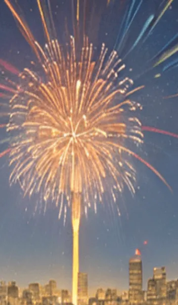 [LINE着せ替え] 夏夜のカケラ#HQ36。の画像1