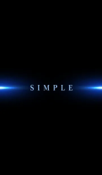 [LINE着せ替え] SIMPLE BLUE LIGHT-MEKYM 18の画像1