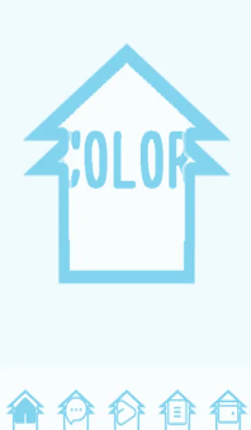 [LINE着せ替え] blue color T33の画像1