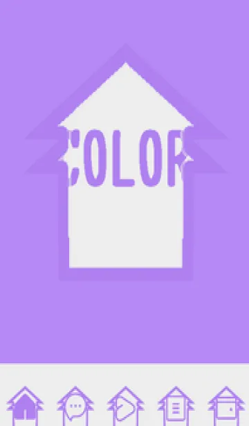 [LINE着せ替え] purple color T31の画像1