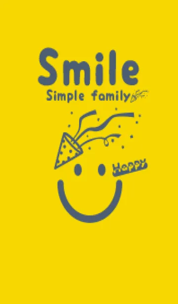 [LINE着せ替え] スマイル＆ハッピー 黄水仙の画像1