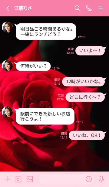 [LINE着せ替え] Ladybird Symbol of good luck #5-6の画像3