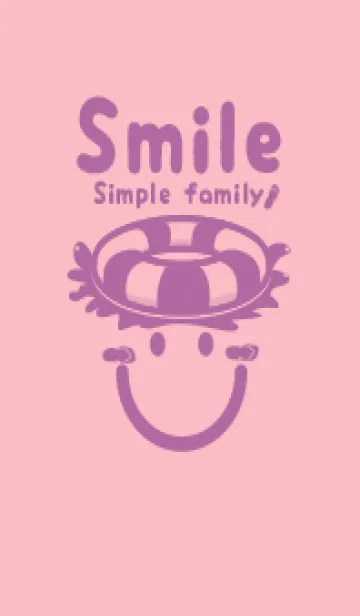 [LINE着せ替え] スマイル＆サマー ライトオーキッドピンクの画像1