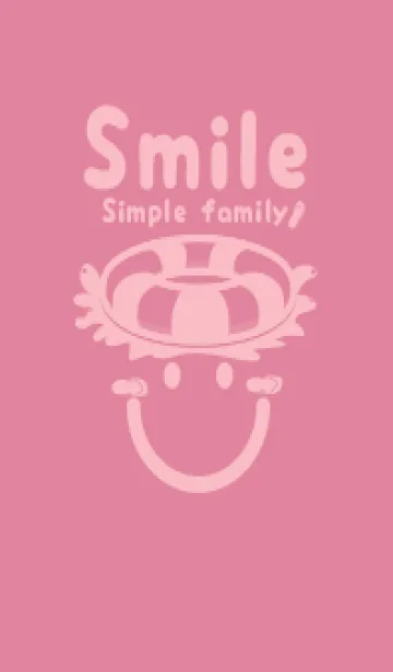 [LINE着せ替え] スマイル＆サマー ペールチェリーピンクの画像1