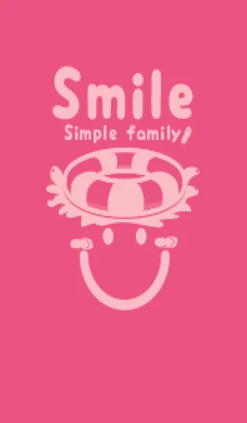 [LINE着せ替え] スマイル＆サマー カーネーションピンクの画像1