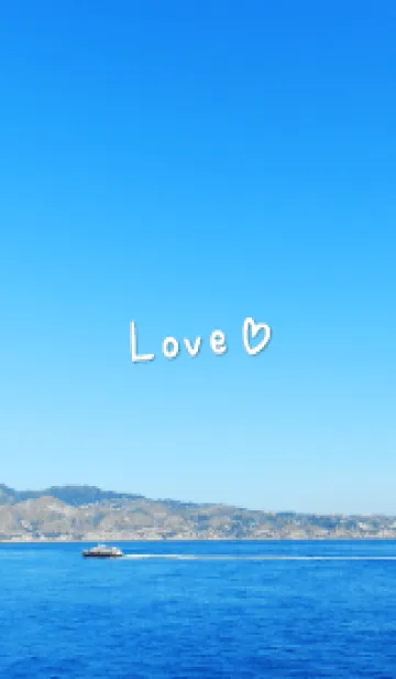 [LINE着せ替え] 青い海と空と船8の画像1