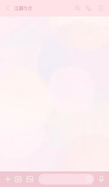 [LINE着せ替え] 水玉♡pink10_1の画像2