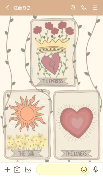 [LINE着せ替え] Tarot cards : lovesの画像2
