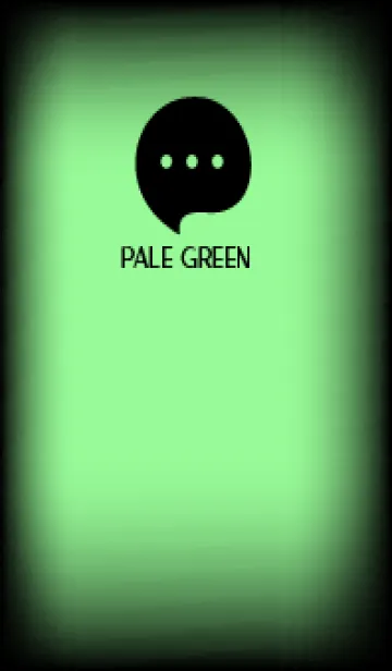 [LINE着せ替え] Black & Pale Green Theme V4 (JP)の画像1