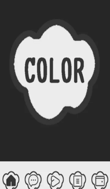 [LINE着せ替え] bw color U32の画像1