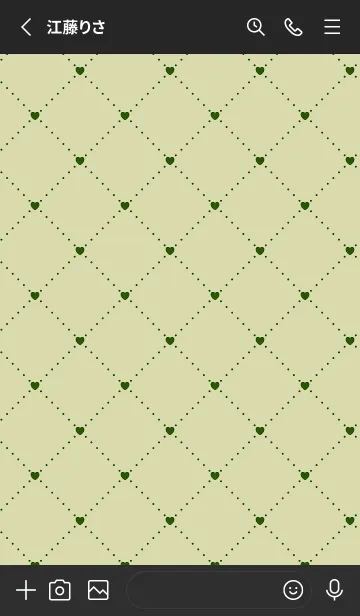 [LINE着せ替え] ハート レース 53の画像2