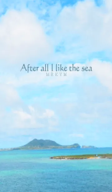 [LINE着せ替え] After all I like the sea - MEKYM 4の画像1