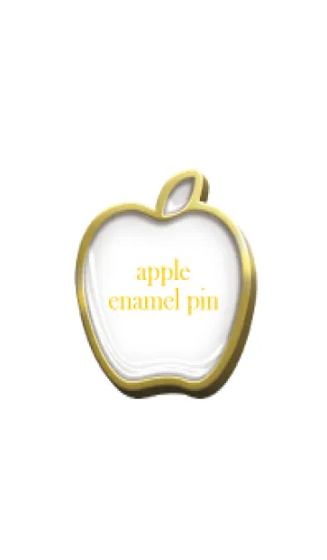 [LINE着せ替え] apple Enamel Pin 18の画像1