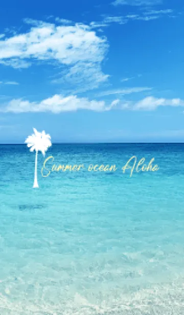 [LINE着せ替え] Summer ocean Aloha.84の画像1