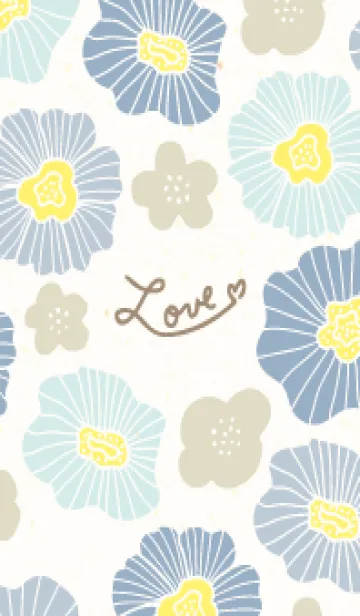 [LINE着せ替え] 北欧風 かわいいお花14の画像1