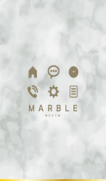 [LINE着せ替え] MONOTONE MARBLE-ICON 19の画像1