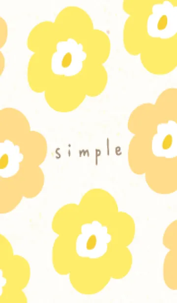 [LINE着せ替え] かわいい 北欧風 お花19の画像1