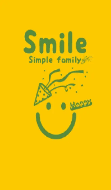 [LINE着せ替え] スマイル＆ハッピー 向日葵色の画像1