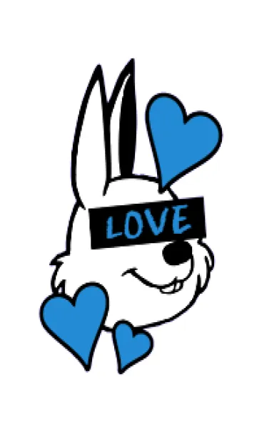 [LINE着せ替え] ラブ ラビット 48の画像1