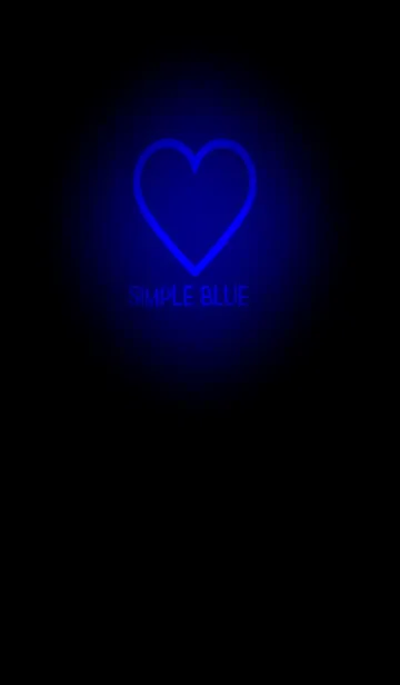 [LINE着せ替え] Blue Neon Theme V5 (JP)の画像1