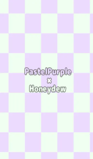 [LINE着せ替え] パステルパープル■ハニデュー.TKCの画像1