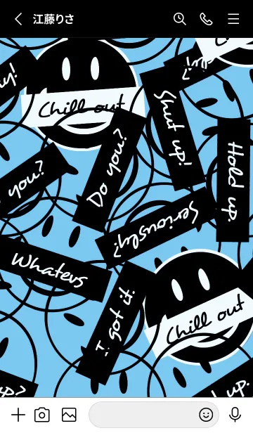 [LINE着せ替え] トーキング スマイル 52の画像2