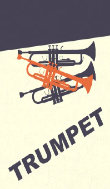 [LINE着せ替え] Trumpet CLR 柿色の画像1
