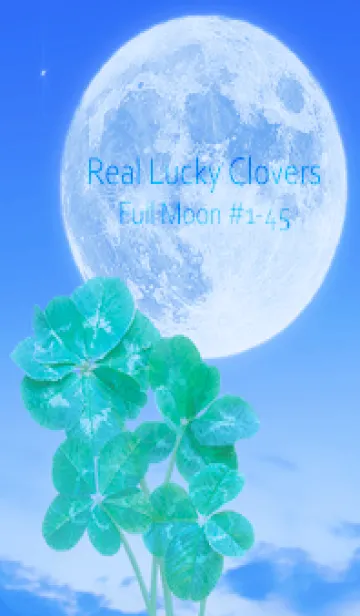 [LINE着せ替え] Real Lucky Clovers Full Moon #1-45の画像1