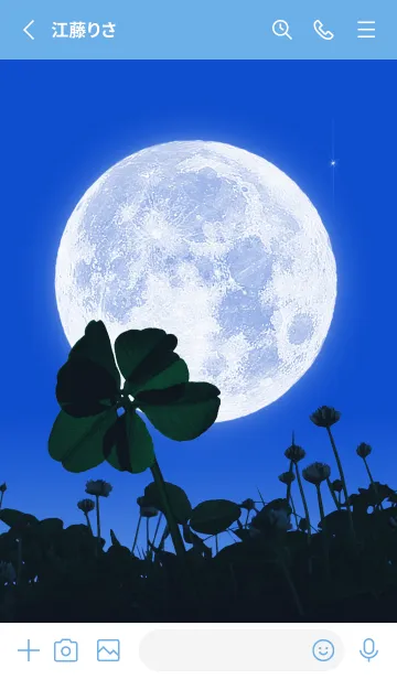 [LINE着せ替え] 七つ葉のクローバー & Full Moon #1-24の画像2