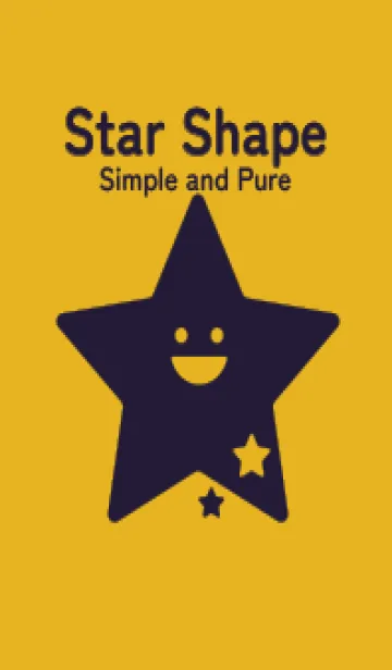 [LINE着せ替え] 星型の着せかえ ゴールドの画像1