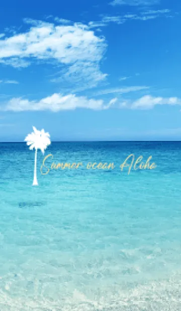 [LINE着せ替え] Summer ocean Aloha.85の画像1