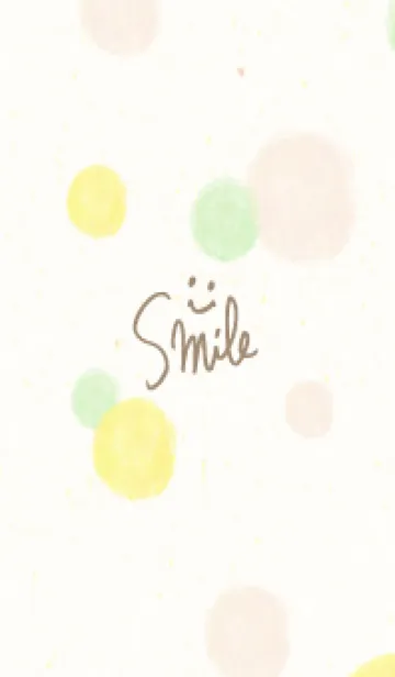 [LINE着せ替え] 水彩 丸 くすみカラー10の画像1