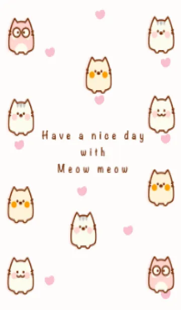 [LINE着せ替え] Little meow meow theme 4の画像1