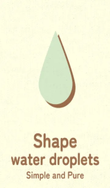 [LINE着せ替え] 水滴のきせかえ 白緑の画像1