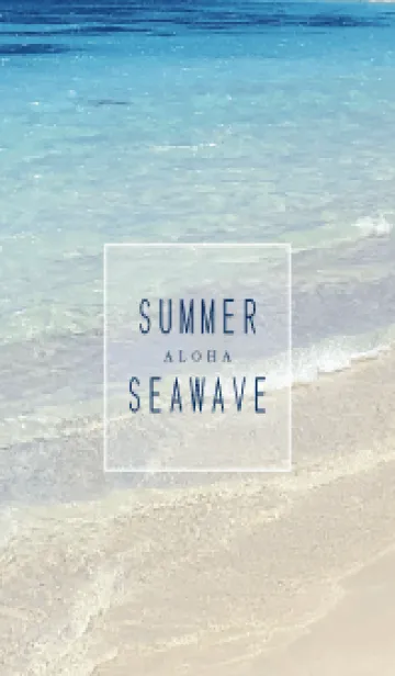 [LINE着せ替え] SUMMER-BLUE SEA WAVE 6の画像1