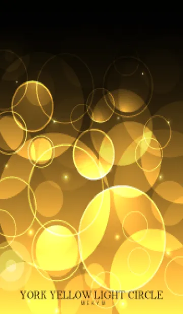 [LINE着せ替え] YORK YELLOW LIGHT CIRCLEの画像1