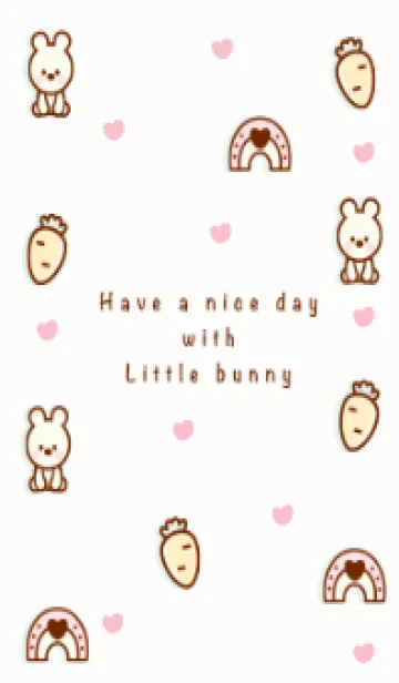 [LINE着せ替え] Little bunny theme 7の画像1