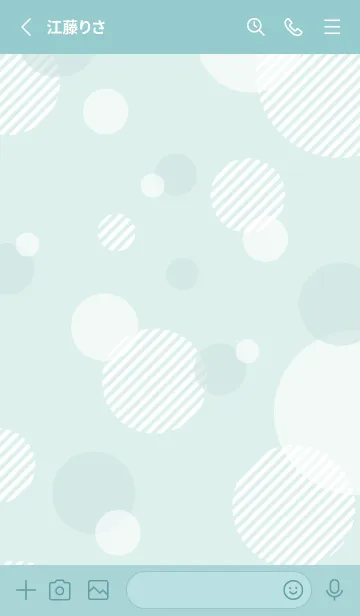 [LINE着せ替え] オシャレな丸13の画像2