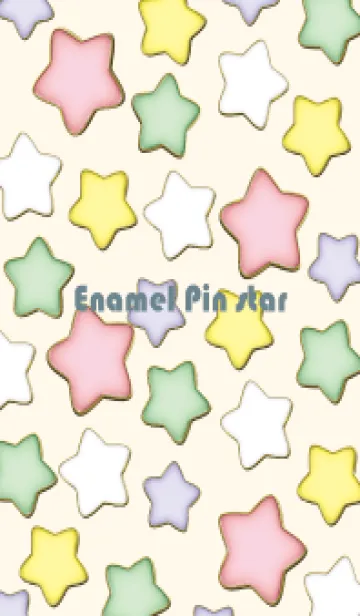 [LINE着せ替え] Enamel Pin Candy Star 112の画像1