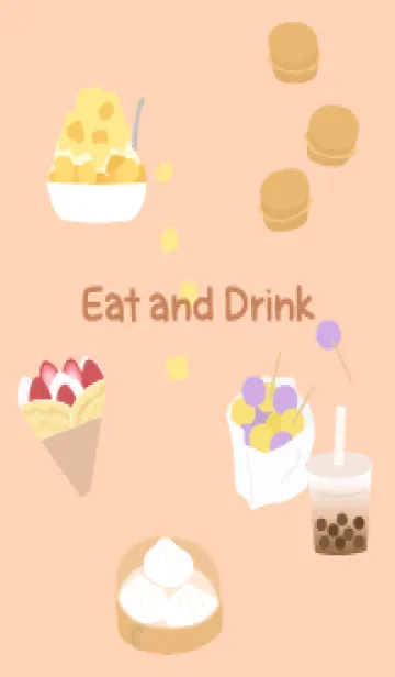 [LINE着せ替え] Eat and Drinkの画像1