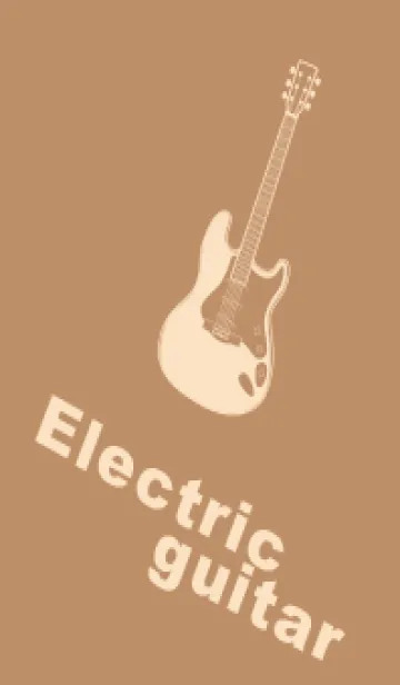 [LINE着せ替え] ELECTRIC GUITAR CLR シナモンの画像1