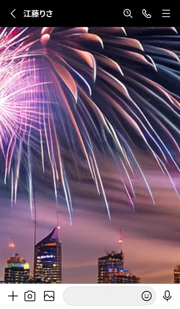 [LINE着せ替え] 夏夜のカケラ#HS024。の画像2