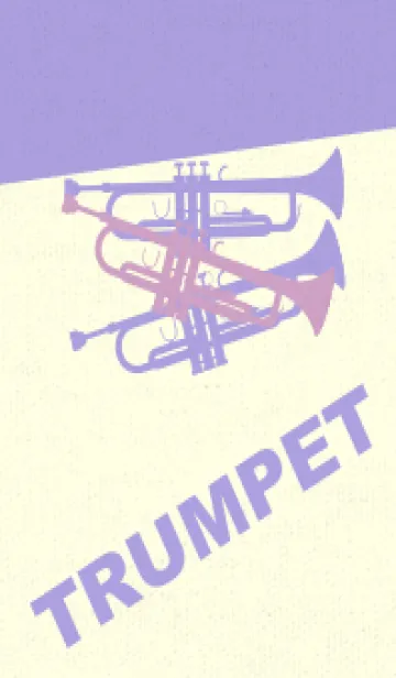 [LINE着せ替え] Trumpet CLR 薄紅藤の画像1