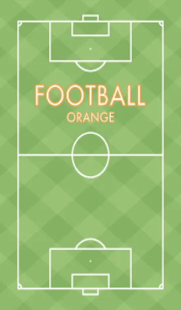 [LINE着せ替え] サッカー♡オレンジの画像1