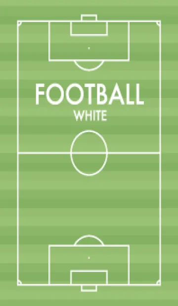 [LINE着せ替え] サッカー♡ホワイトの画像1
