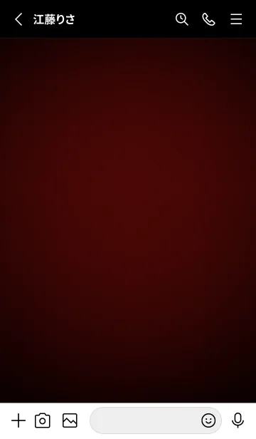 [LINE着せ替え] Wine Red Light Theme V4 (JP)の画像2